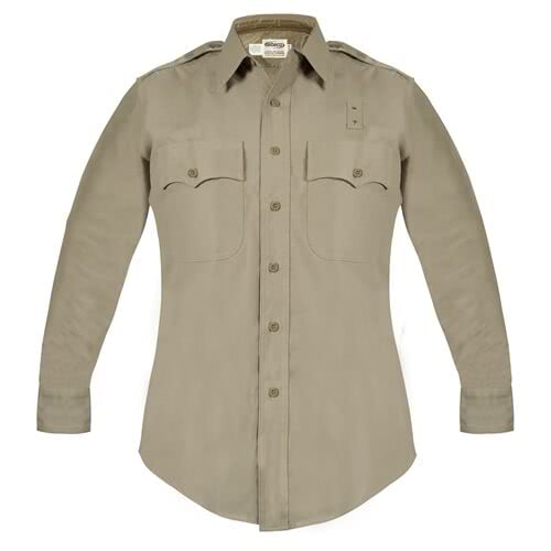 Elbeco California Highway Patrol Long Sleeve Poly/Rayon Shirt 247N - Clothing & Accessories